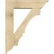 Ekena Millwork Balboa Traditional Rough Sawn Bracket w/ Offset Brace, Douglas Fir, 8"W x 32"D x 40"H BKT0806X32X40BOA01RDF - alternate 3